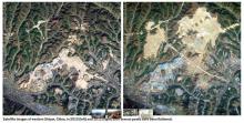 Cina, Montagne spianate